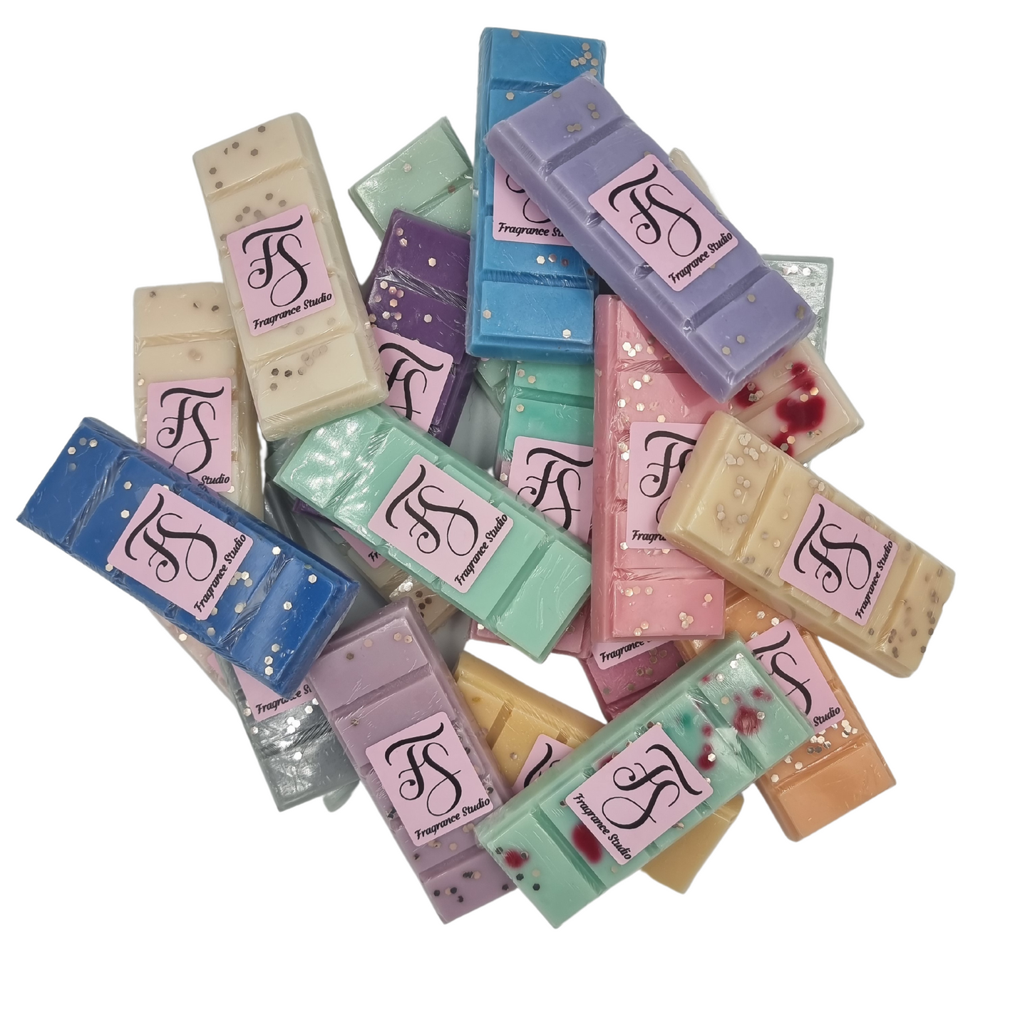 pile of wax melt bars