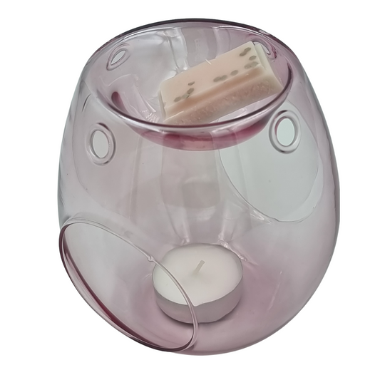 Pink Glass Wax Melter